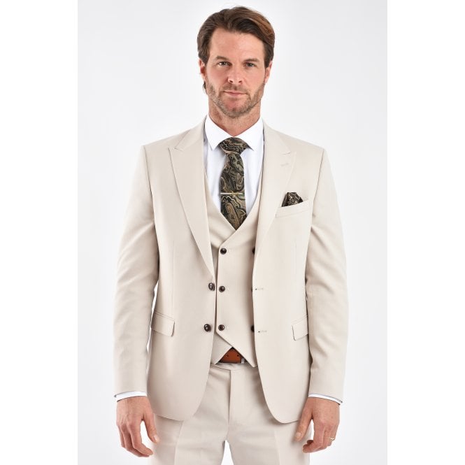 CB Tailor Made CB Napless Tailored Slim Fit Smooth Textured Blazer