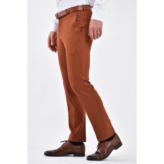 CB Tailor Made CB Lazio Tailored Slim Fit Textured Trousers