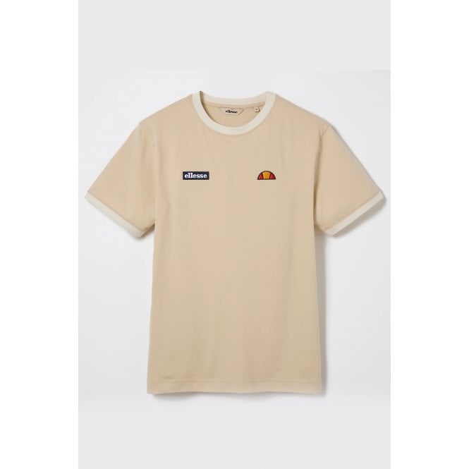 Ellesse  Ringetto 3877 Retro Classic Logo Ringer Half Sleeve T-Shirt
