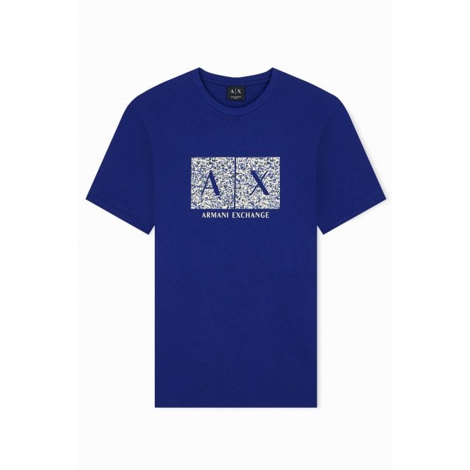 Armani Exchange  | AX XM003100 AF10356 Camo Style Logo Design Half Sleeve T-Shirt