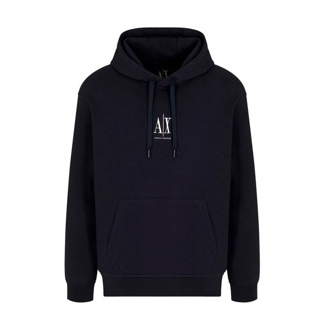 Armani Exchange  | AX XM000369 AF10818 A|X Centre Logo Overhead Hood - Deep Navy
