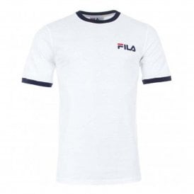 Fila Vintage Rosco LM932965 Small Logo Ringer T-Shirt