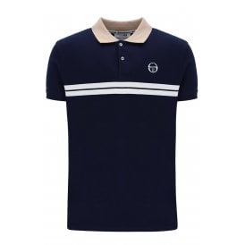 Sergio Tacchini | Supermac 4565 Contrast Double Stripe Polo T-Shirt