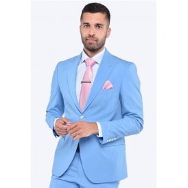 CB Miami Tailored Slim Fit Plain Summer Blazer