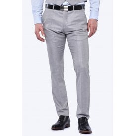 CB City Tailored Slim Fit Trouser - Grey Marl