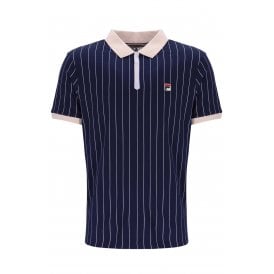Fila Vintage BB1 LM1839AT Classic Striped Polo T-Shirt