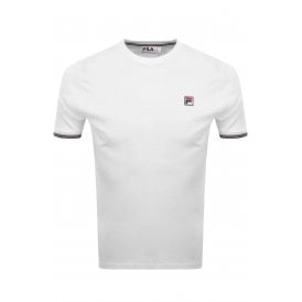 Fila Vintage Caleb F22MH005 Woven Stripe Half Sleeve T-Shirt 