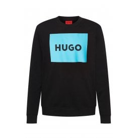 Boss 50467944 Duragol222 Aqua Box Logo Crew Sweat Top - Black