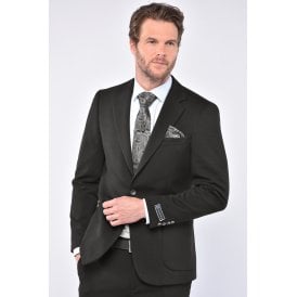 CB Mal Tailored Slim Fit Single Breasted Textured Blazer