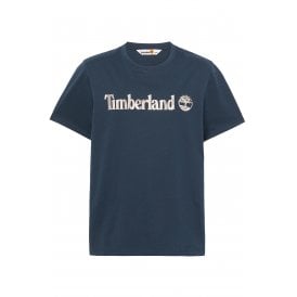 Timberland TB0A5UNF Kennebec Camo Linear Logo Half Sleeve T-Shirt