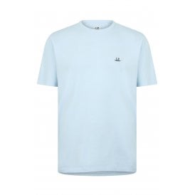 C.P. Company 16CMTS044A Small Logo Jersey Goggle Print T-Shirt - Sky