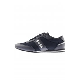 Hugo Boss | 50470180 Rusham Low-Profile Lighter_Lowp_Mxme Mesh Trainers - Navy