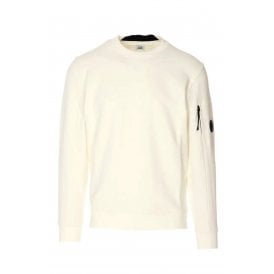 C.P. Company MSS022A Diagonal Raised Fleece Lens Arm Sweat Top