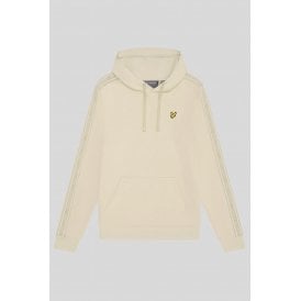 Lyle & Scott | ML2186SP Sports Tape Rubberised Logo Overhead Hood Top - Beige