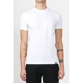 DSQUARED2 | D9M205510 Allover Logo Print Slim Fit T-Shirt