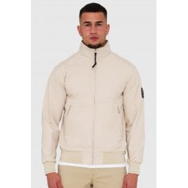 Marshall Artist | 0970 Napier Funnel Neck Micro Siren Water-proof Polyester Shell Jacket - Stone