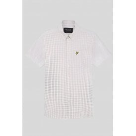 Lyle & Scott | SW2213V Slim Fit Short Sleeve Gingham Check Shirt