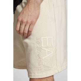 EA7 | Emporio Armani 7M000241 AF10377 Train Visibility Rubberised Logo Short - Almond Beige