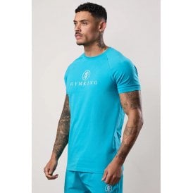 Gym King Pro Jersey Reflective Logo Regular Fit Half Sleeve T-Shirt