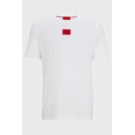 Hugo Boss 50447978 Diragolino Red Box Logo Half Sleeve T-Shirt