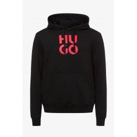 Boss 50523848 Daltorreson HUGO Decorated Logo Print Overhead Hood Top