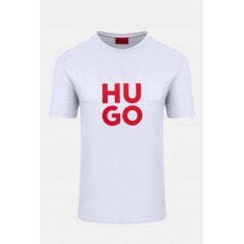 Boss 50523839 Daltorip HUGO Decorated Logo Print Crew Half Sleeve T-Shirt
