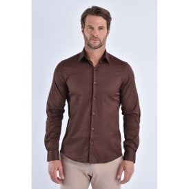 CB 091 Plain Slim Fit Single Cuff Smart Shirt