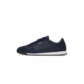 Hugo Boss | 50536524 Titanium SL_sdtnxy Suede Trims Trainers