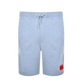 Boss 50466196 Diz222 Red Patch Logo Cotton Short