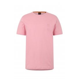 Boss 50508584 Tales Plain Logo Patch Cotton Half Sleeve T-Shirt