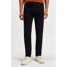 Boss 50521261 Delaware Bo Cobra Slim Fit Comfort Stretch Denim Jean - Black
