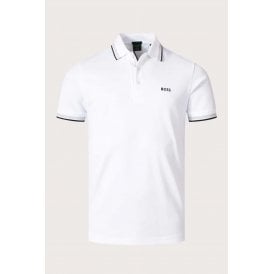 Hugo Boss | 50469055 Paddy Plain Cotton Pique Polo Undercollar Logo T-Shirt
