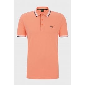 Hugo Boss | 50469055 Paddy Plain Cotton Pique Polo Undercollar Logo T-Shirt