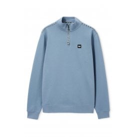 Weekend Offender SW3A17 Matisa Quarter Zip Mid-House Piping Detail High Neck Sweat Top