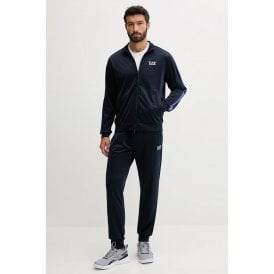 EA7 | Emporio Armani AF12449 0970 Contrast 7 Lines Tape Tracksuit Set - Dark Navy