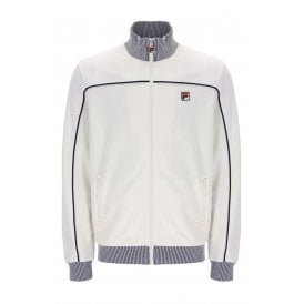 Fila Zayn MH002 Vintage Lenticular Piping Track Top - Gardenia/Navy