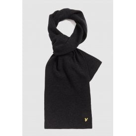Lyle & Scott | SV2301A Plain Lambswool Blend Ribbed Scarf