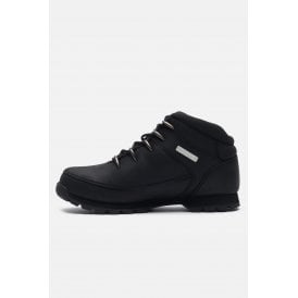 Timberland TB0A2DUH Euro Sprint Mid Hiker Leather Boot - Black