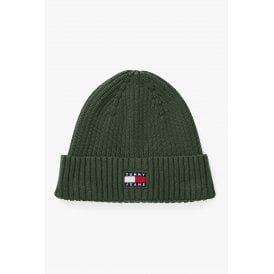 Tommy Jeans | AM13669 Heritage Logo Cotton Knit Beanie Hat
