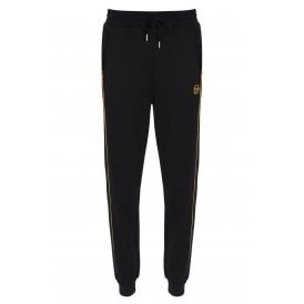 Sergio Tacchini | New Catania 1236-160 Retro Contrast Piping Jogger - Black/Yellow