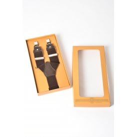 CB Plain Textured Pattern Braces Suspenders
