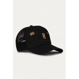 Christian Rose | CR024 Two Tone 'R' Private Plate Trucker Mesh Baseball Cap
