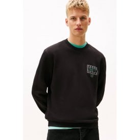 Tommy Jeans | DM22366 Regular Entry DNA Play Back Logo Crew Sweat Top