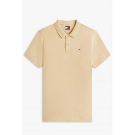Tommy Jeans | DM20676 Slim Fit Small Flag Logo Cotton Piqué Polo T-Shirt
