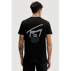 Tommy Jeans | DM22320 Regular Script Sign Back Logo Print Half Sleeve T-Shirt