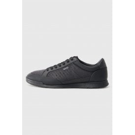 Hugo Boss | 50552890 Nitan_Tenn_mn Textured Print Trainers - Black