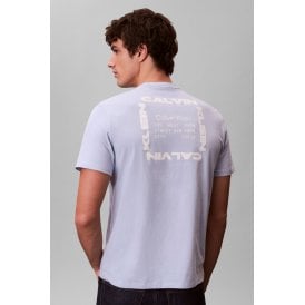 Calvin Klein Jeans | LV14RE830G Classic Box Graphic Logo Crew Half-Sleeve T-Shirt