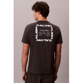 Calvin Klein Jeans | LV14RE830G Classic Box Graphic Logo Crew Half-Sleeve T-Shirt
