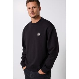 Calvin Klein Jeans | LV04RC273G Badge Logo Smooth Crew Sweat Top 