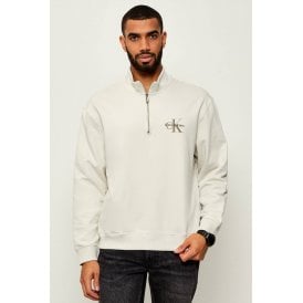 Calvin Klein Jeans | LV04RD244G Brand Logo 1/4 Quarter-Zip Sweat Top 